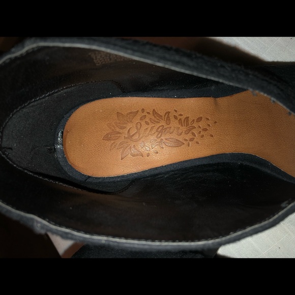 Sugar heels NEW Sugar Peeptoe bootie Heels NEW $70 size 6.5 - Picture 7 of 8